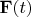 $\mathbf{F}(t)$