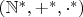 $(\mathbb{N}^*, +^*, \cdot^*)$