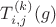 $T^{(k)}_{i, j}(g)$