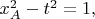 $x_A^2-t^2=1,\quad%20(x_B-1)^2-t^2=1$