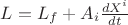 $L = L_f + A_i \frac{dX^i}{dt}$