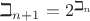 $\beth_{n + 1} = 2^{\beth_n}$