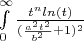 $\int\limits_{0}^{\infty}\frac{t^nln(t)}{(\frac{a^2t^2}{b^2}+1)^2}$
