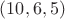$(10,6,5)$