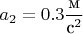 $a_2=0.3\dfrac{\mbox{м}}{\mbox{с}^2}$