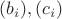 $(b_i), (c_i)$