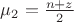 $\mu_2=\frac {n+z} 2$