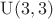 $\mathrm U(3, 3)$