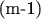 (m-1)