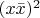 $(x {\bar x})^2$