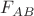 $F_{AB}$