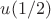 $u(1/2)$