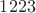 $1223$