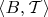 $\langle B,\mathcal{T}\rangle $