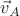 $\vec v_A$