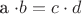 a \cdot b=c \cdot d