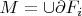 $M=\cup\partial F_i$