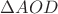 $\Delta AOD$