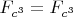 $F_{c^3}=F_{c^3}$
