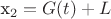 x_2=G(t)+L