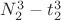 $N_2^3-t_2^3$
