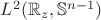 $L^2(\mathbb{R}_z, \mathbb{S}^{n-1})$ $L^2(\mathbb{R}_z, \mathbb{S}^{n-1})$