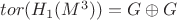 $tor(H_{1}(M^{3}))=G \oplus G$