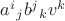 $a^i{}_j b^j{}_k v^k$