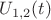 $U_{1,2}(t)$