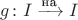 $g\colon I\xrightarrow{\text{на}}I$
