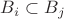 $B_i\subset B_j$ $B_i\subset B_j$