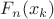 $F_n(x_k)$