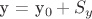 y = y_0 + S_y
