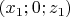 $\left(x_{1};0;z_{1}\right)$