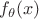 $f_\theta(x)$