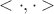 $<\cdot,\cdot>$ $<\cdot,\cdot>$