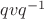$q v q^{-1}$