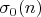 $\sigma _0(n)$