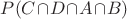 $P(C\!\cap\!D\!\cap\!A\!\cap\!B)$