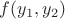 $f(y_1,y_2)$