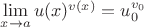 $\lim\limits_{x\to a}u(x)^{v(x)}=u_0^{v_0}$