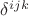 $\delta^{ijk}$