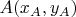 $A(x_{A},y_{A})$