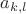$a_{k,l}$