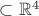 $\subset \mathbb{R}^4$