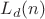 $L_{d}(n)$