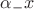 $\alpha_{-} x$