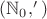 $(\mathbb{N}_0,')$