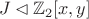 $J\lhd\mathbb Z_2[x,y]$