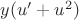 $y(u'+u^2)$
